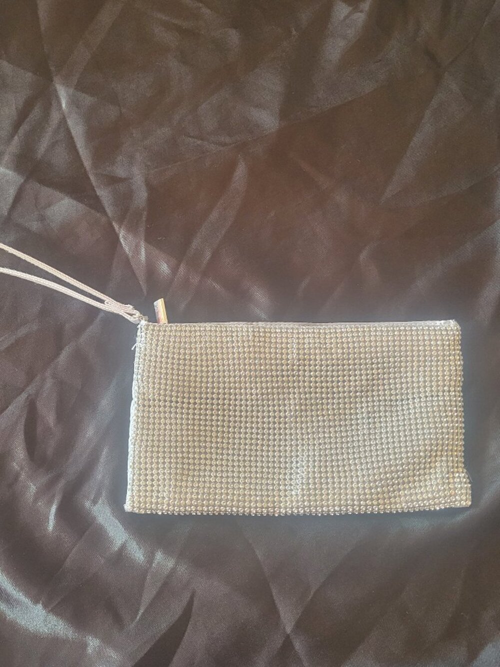 FREE Silver Rhinestone Wristlet / Clutch